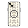 スリムプロテクションプレミアムケース with MagSafe［ LANVIN en Bleu - Monogram - Black ］