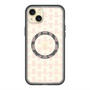 スリムプロテクションプレミアムケース with MagSafe［ LANVIN en Bleu - Monogram - Pink ］
