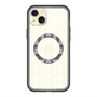 スリムプロテクションプレミアムケース with MagSafe［ LANVIN en Bleu - Monogram - White ］