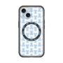 スリムプロテクションプレミアムケース with MagSafe［ LANVIN en Bleu - Monogram - Blue ］