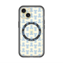スリムプロテクションプレミアムケース with MagSafe［ LANVIN en Bleu - Monogram - Blue ］