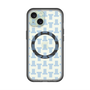 スリムプロテクションプレミアムケース with MagSafe［ LANVIN en Bleu - Monogram - Blue ］