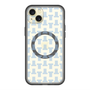 スリムプロテクションプレミアムケース with MagSafe［ LANVIN en Bleu - Monogram - Blue ］