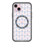 スリムプロテクションプレミアムケース with MagSafe［ LANVIN en Bleu - Monogram - Blue ］