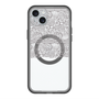 スリムプロテクションプレミアムケース with MagSafe［ LANVIN en Bleu - Lace - Black ］