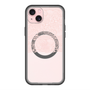 スリムプロテクションプレミアムケース with MagSafe［ LANVIN en Bleu - Lace - Pink ］