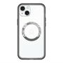 スリムプロテクションプレミアムケース with MagSafe［ LANVIN en Bleu - Lace - White ］