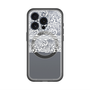 スリムプロテクションプレミアムケース with MagSafe［ LANVIN en Bleu - Lace - White ］