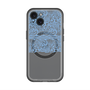 スリムプロテクションプレミアムケース with MagSafe［ LANVIN en Bleu - Lace - Blue ］