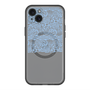 スリムプロテクションプレミアムケース with MagSafe［ LANVIN en Bleu - Lace - Blue ］