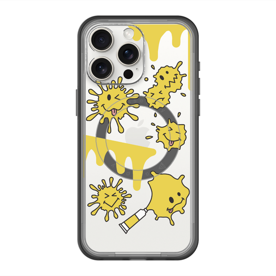 スリムプロテクションプレミアムケース with MagSafe［ PAINTING SMILE Yellow ］