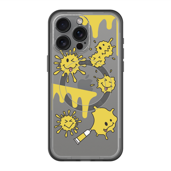 スリムプロテクションプレミアムケース with MagSafe［ PAINTING SMILE Yellow ］