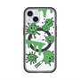 スリムプロテクションプレミアムケース with MagSafe［ PAINTING SMILE Green ］