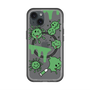 スリムプロテクションプレミアムケース with MagSafe［ PAINTING SMILE Green ］