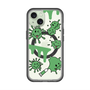 スリムプロテクションプレミアムケース with MagSafe［ PAINTING SMILE Green ］