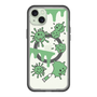 スリムプロテクションプレミアムケース with MagSafe［ PAINTING SMILE Green ］