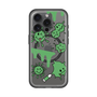 スリムプロテクションプレミアムケース with MagSafe［ PAINTING SMILE Green ］
