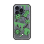 スリムプロテクションプレミアムケース with MagSafe［ PAINTING SMILE Green ］