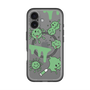 スリムプロテクションプレミアムケース with MagSafe［ PAINTING SMILE Green ］