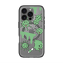 スリムプロテクションプレミアムケース with MagSafe［ PAINTING SMILE Green ］