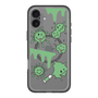 スリムプロテクションプレミアムケース with MagSafe［ PAINTING SMILE Green ］