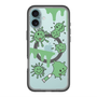 スリムプロテクションプレミアムケース with MagSafe［ PAINTING SMILE Green ］