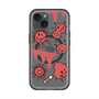 スリムプロテクションプレミアムケース with MagSafe［ PAINTING SMILE Red ］