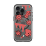 スリムプロテクションプレミアムケース with MagSafe［ PAINTING SMILE Red ］