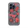 スリムプロテクションプレミアムケース with MagSafe［ PAINTING SMILE Red ］
