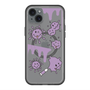 スリムプロテクションプレミアムケース with MagSafe［ PAINTING SMILE Purple ］