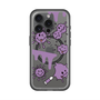スリムプロテクションプレミアムケース with MagSafe［ PAINTING SMILE Purple ］