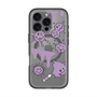 スリムプロテクションプレミアムケース with MagSafe［ PAINTING SMILE Purple ］