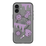 スリムプロテクションプレミアムケース with MagSafe［ PAINTING SMILE Purple ］