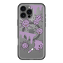 スリムプロテクションプレミアムケース with MagSafe［ PAINTING SMILE Purple ］