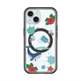 スリムプロテクションプレミアムケース with MagSafe［ DRAWING PAPER Blue ］