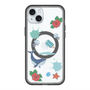 スリムプロテクションプレミアムケース with MagSafe［ DRAWING PAPER Blue ］