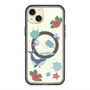 スリムプロテクションプレミアムケース with MagSafe［ DRAWING PAPER Blue ］