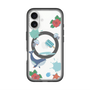 スリムプロテクションプレミアムケース with MagSafe［ DRAWING PAPER Blue ］