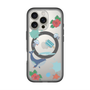 スリムプロテクションプレミアムケース with MagSafe［ DRAWING PAPER Blue ］