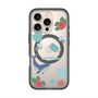 スリムプロテクションプレミアムケース with MagSafe［ DRAWING PAPER Blue ］