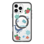 スリムプロテクションプレミアムケース with MagSafe［ DRAWING PAPER Blue ］