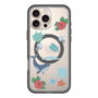 スリムプロテクションプレミアムケース with MagSafe［ DRAWING PAPER Blue ］