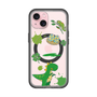 スリムプロテクションプレミアムケース with MagSafe［ DRAWING PAPER Green ］