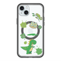 スリムプロテクションプレミアムケース with MagSafe［ DRAWING PAPER Green ］