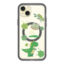 スリムプロテクションプレミアムケース with MagSafe［ DRAWING PAPER Green ］