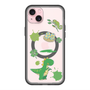 スリムプロテクションプレミアムケース with MagSafe［ DRAWING PAPER Green ］