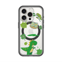 スリムプロテクションプレミアムケース with MagSafe［ DRAWING PAPER Green ］