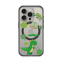 スリムプロテクションプレミアムケース with MagSafe［ DRAWING PAPER Green ］