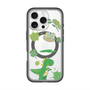 スリムプロテクションプレミアムケース with MagSafe［ DRAWING PAPER Green ］