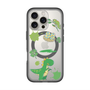 スリムプロテクションプレミアムケース with MagSafe［ DRAWING PAPER Green ］